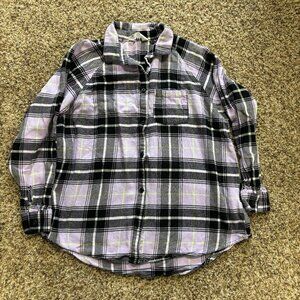 H & M Women's Flannel Shirt - US Size 12/14 - Preowned - 1963